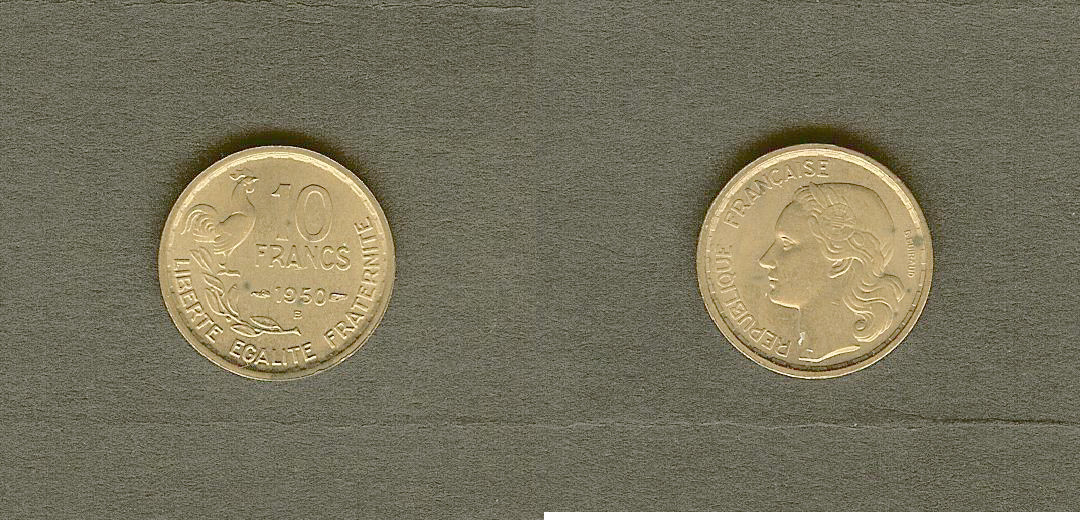 10 francs Guiraud 1950 Beaumont-Le-Roger SPL